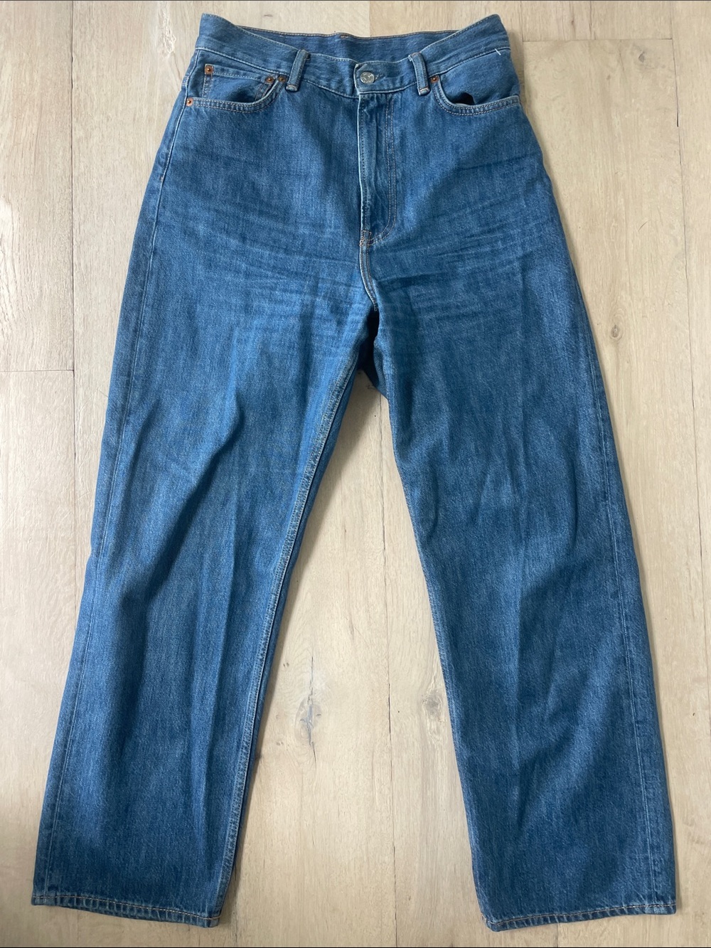 Acne Studios 1993 Dark Blue Trash Wide Leg Jean 29/28